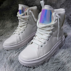 Art.3468 Zapatilla botita blanca - SOLO EFECTIVO