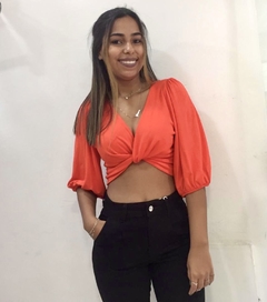 Cropped nozinho manga princesa