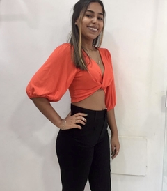 Cropped nozinho manga princesa - comprar online