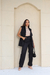 Conjunto Feminino Alfaiataria Calça E Blazer Com Cinto - comprar online