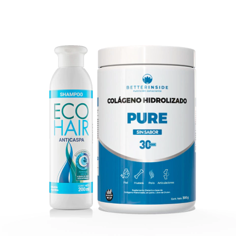 COMBO ANTICASPA BETTER PURE + ECOHAIR SHAMPOO ANTICASPA