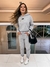 MOLETOM CROPPED CINZA