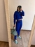 MOLETOM CROPPED AZUL ROYAL - comprar online