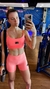 SHORT ROSA NEON