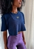 CROPPED CLÁSSICO AZUL