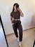 CALÇA MOLETOM MARROM