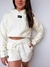 SHORT MOLETOM OFF WHITE