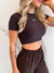 CROPPED PRI MARROM LISO