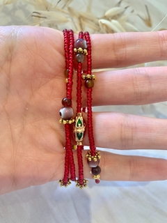 Pulsera amuleto triple - ILSEN JEWELRY
