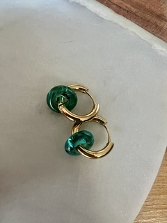 Aro murano esmeralda - ILSEN JEWELRY