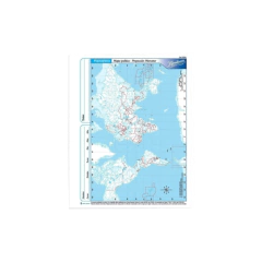 MAPA PLANISFERIO POLITICO N°3 MUNDO CARTOGRAFICO