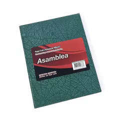 CUADERNO TAPA DURA X 50 HOJAS ASAMBLEA ARAÑA VARIOS COLORES =