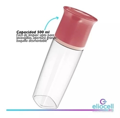 BOTELLA PLASTICA AZUL / ROSA X 500 ML MAPED en internet