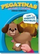 LIBROS PEGATINAS COMPLETA Y APRENDE ANIMALES, DEL BOSQUE- DOMESTICOS- DELA GRANJA- DE LA SELVA- SALDAÑA