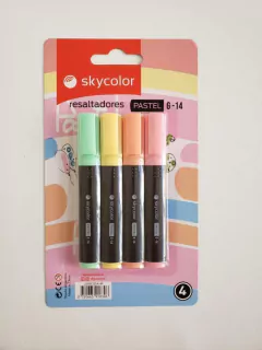 RESALTADORES PASTEL SKYCOLOR G 14 X 4 UNIDADES