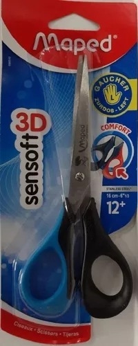 TIJERA MAPED SENSOFT 3D 13 CM P/ZURDOS