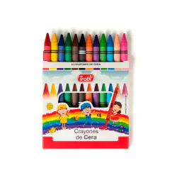 CRAYON PLASTIPAPEL LARGO X 12 TRABI