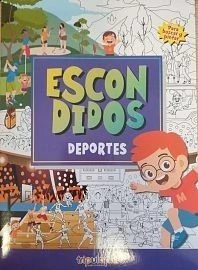 LIBROS PARA PINTAR ESCONDIDOS HABITATS- AIRE LIBRE- MEDIOS DE TRANSPORTE- DEPORTES TRIPULANTE BORA BOOKS