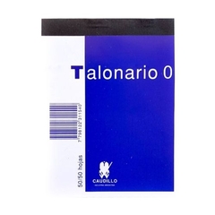 TALONARIO CAUDILLO 0 X 50 HOJAS