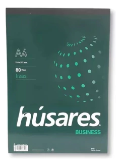 BLOCK A4 BUSINES HUSARES LISO X 80 HOJAS 5 PERFORACIONES