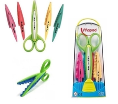 TIJERAS CORTE CREATIVO +5 PIEZAS BOX PLASTICO MAPED