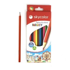 LAPICES DE COLORES SKYCOLOR INFINITY X 12 UNIDADES