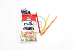 LAPICES EZCO DE COLORES X 12