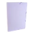 CARPETA PLASTICA DOBLE OFICIO C/ ELASTICO ROJA/VDE