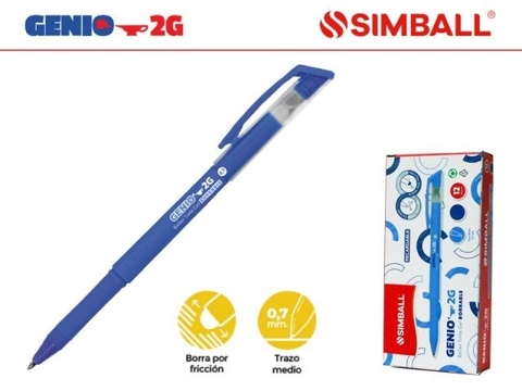 BOLIGRAFO ROLLER GEL GENIO SIMBALL