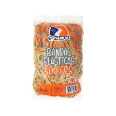 BANDAS ELASTICAS EZCO X 500 GRS