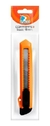 CUTTER EZCO DE 18 MM TRABA PLASTICA PUNTA METALICA