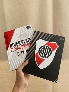 CUADERNO COSIDO RIVER T/D 17X22 CM X 48 HJAS