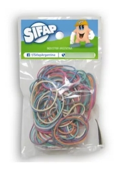 BANDAS ELASTICAS MULTICOLORES X 100 GRS SIFAP