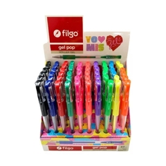 BOLIGRAFO ROLLER GEL POP FILGO X 60 UNID