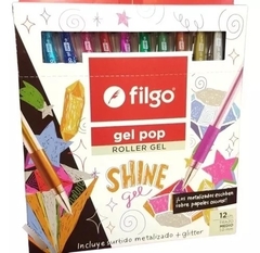 ROLLER FILGO GEL POP SHINE ESTUCHE X 12