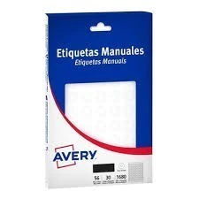 ETIQUETA AVERY A3081 ( OJALILLO)