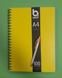 CUADERNO BIWO LINEA COLOR A4
