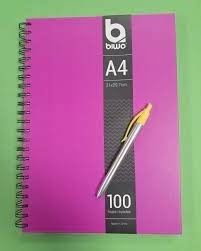 CUADERNO BIWO LINEA COLOR A4