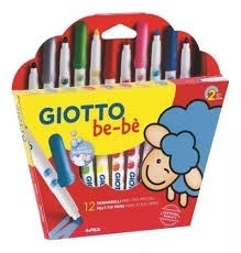 MARCADOR GIOTTO BEBE X 12 ( CRAYON)