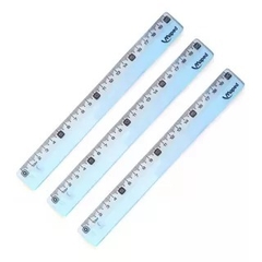 REGLA SKYCOLOR 20 CM CRISTAL