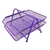 BANDEJA TALBOT METAL 2 PISOS VIOLETA - comprar online