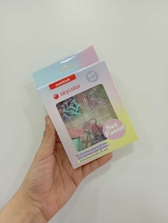 SET SKYCOLOR PASTEL 3X1 CHINCHES TAMB+CHINCHETUBO