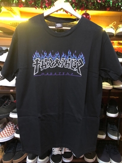 remera thrasher godzilla charred