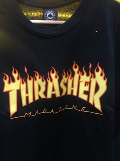 remera thrasher flame