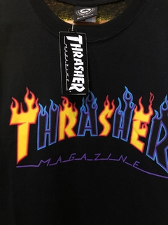 remera thrasher flame double - comprar online