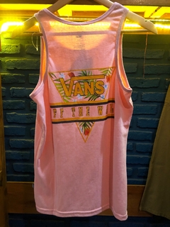 musculosa vans rosa - comprar online