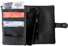 Billetera Porta celular con Broche Deby