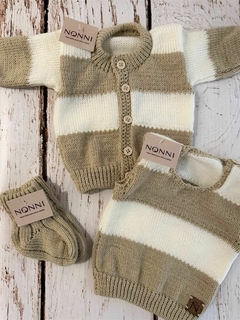 Conjunto rayado - comprar online