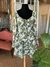 Vestido Volados - Flores Verdes