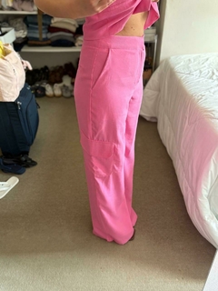 Calça Oxford Rosa na internet